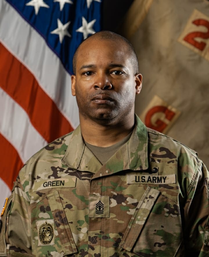 Marcus Green, U.S. Army Master Sergeant and founder of Emerald Supply Chain LLC